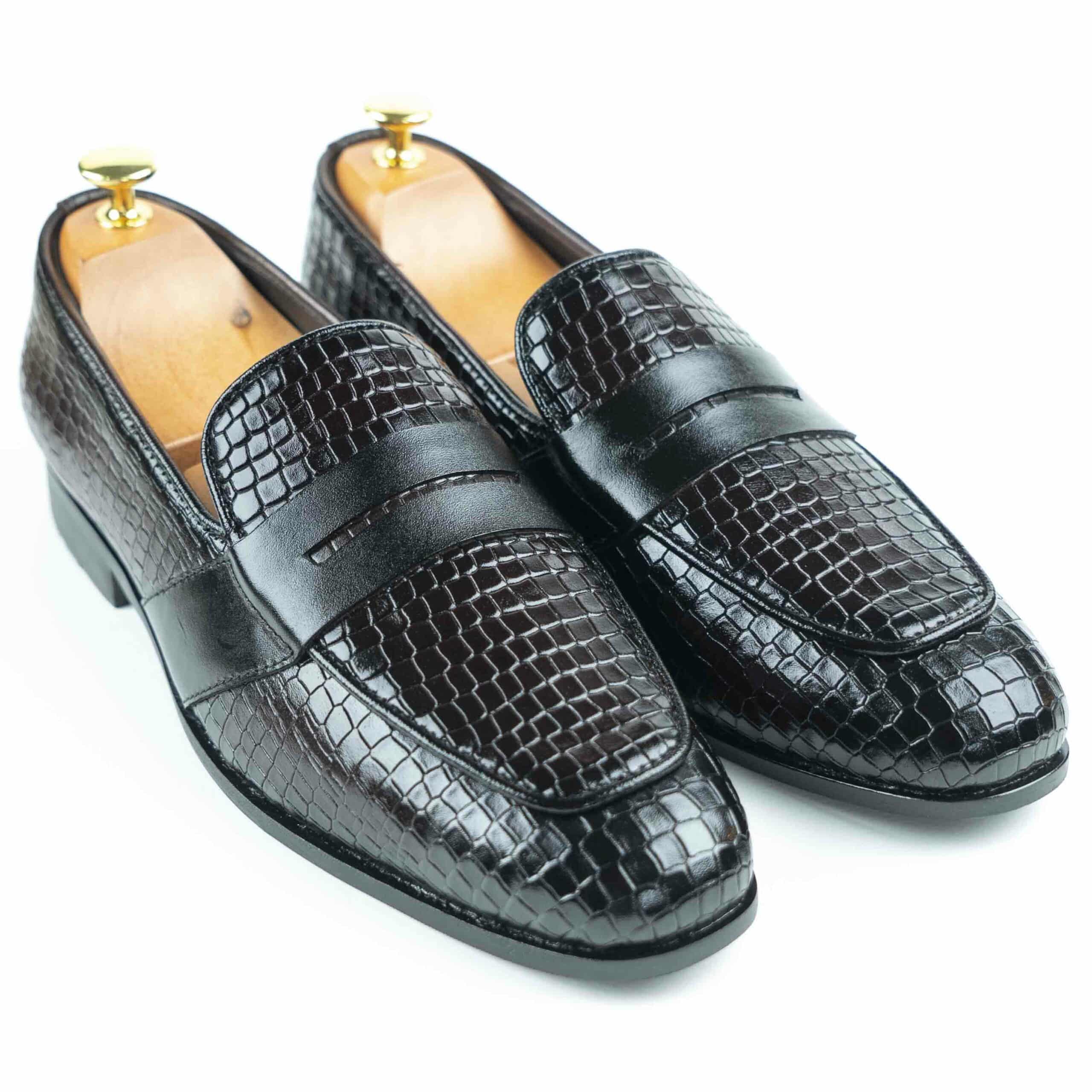 Pristine Premium Series Handcrafted Goat Leather Formal Shoe For Male Dark Chocolate with Black Strap M22-0764 (Eid New Arrival) - Image 2