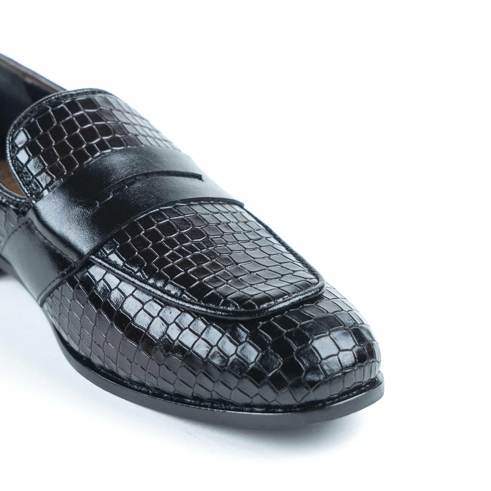 Pristine Premium Series Handcrafted Goat Leather Formal Shoe For Male Dark Chocolate with Black Strap M22-0764 (Eid New Arrival) - Image 5